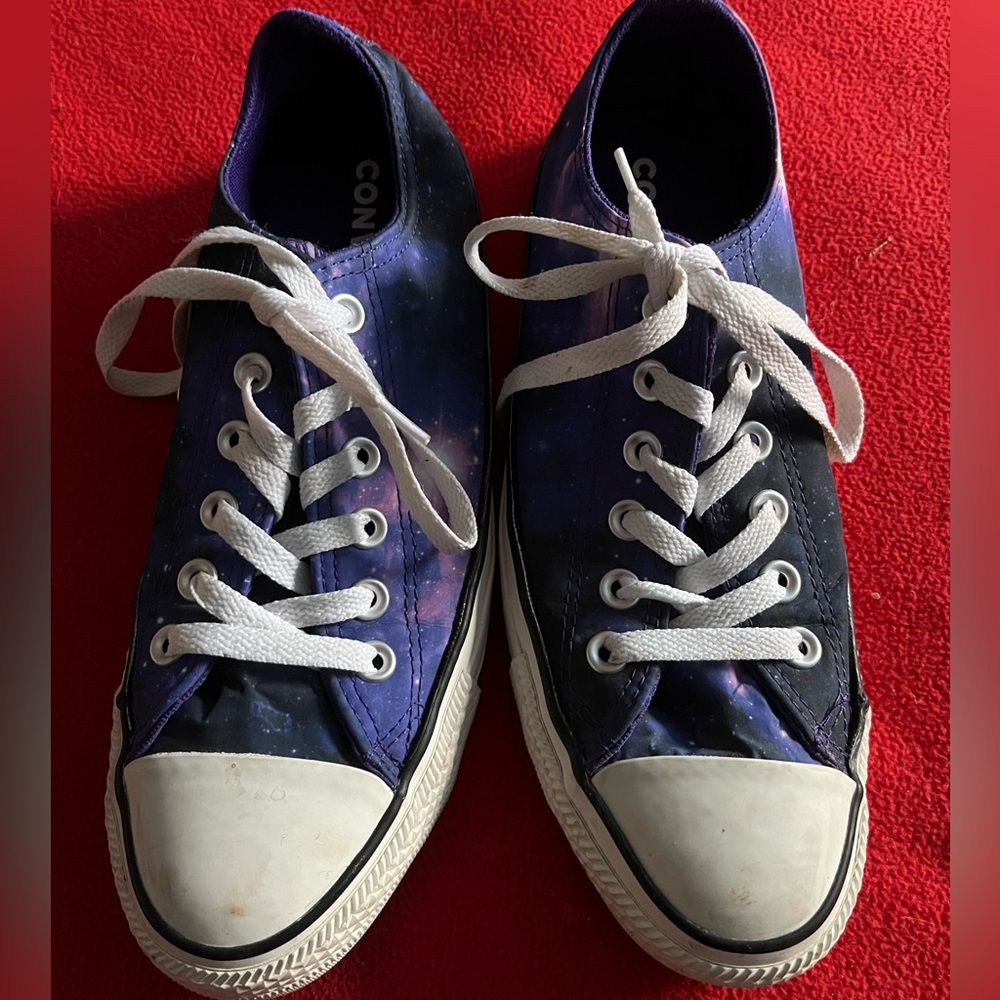 Converse All Star Galaxy Nebula Space Satin Low top sneakers unisex M 6 W 8